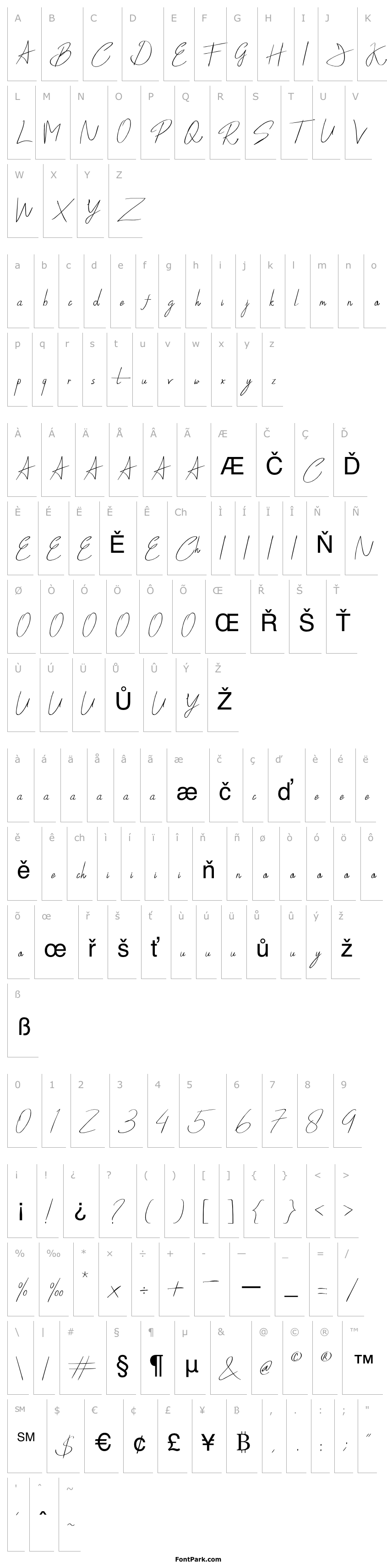 Přehled SynthiaRegular