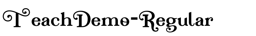 Preview TeachDemo-Regular