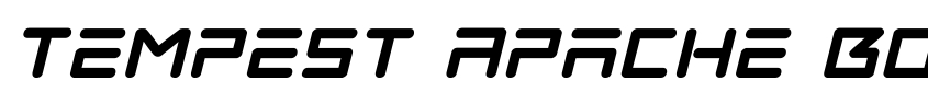 Preview Tempest Apache Bold Italic