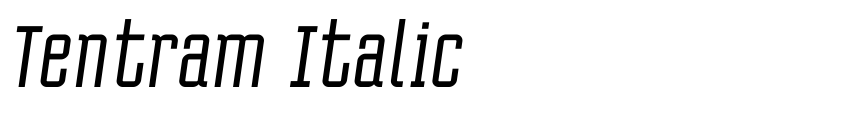 Preview Tentram Italic