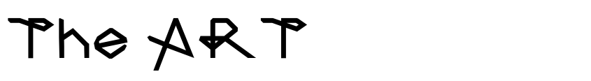 Font The ART by weknow © (weknow.deviantart.com)