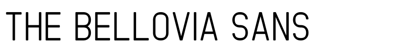 Preview The Bellovia Sans