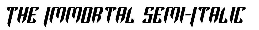 Preview The Immortal Semi-Italic