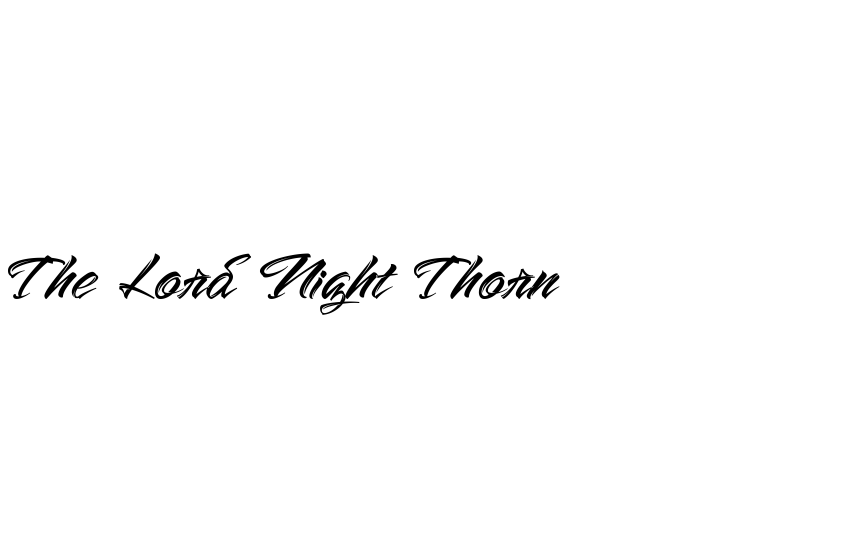 Preview The Lord Night Thorn