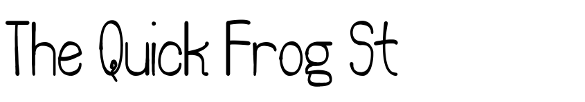 Preview The Quick Frog St