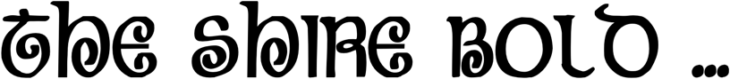 Preview The Shire Bold Condensed