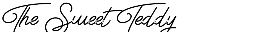Font The Sweet Teddy by Fuad hasan