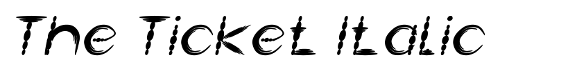 Preview The Ticket Italic