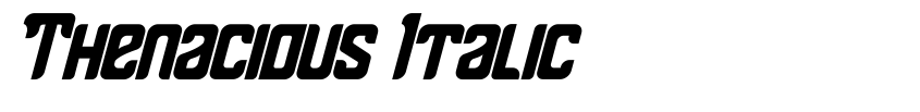 Preview Thenacious Italic