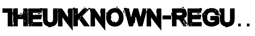 Preview TheUnknown-Regular