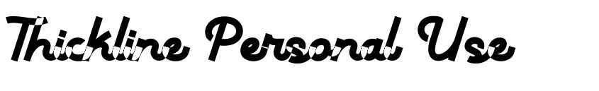 Preview Thickline Personal Use
