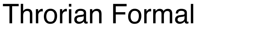 Preview Throrian Formal