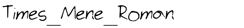 Preview Times_Mene_Roman