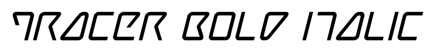 Preview Tracer Bold Italic