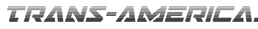 Preview Trans-America Gradient Italic