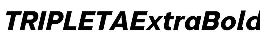 Preview TRIPLETAExtraBold