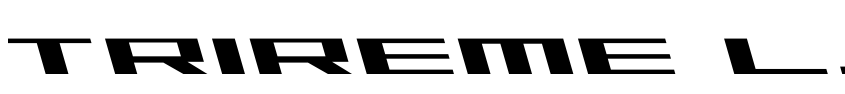 Font Trireme Leftalic by Daniel Zadorozny
