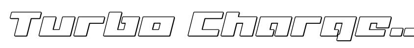 Preview Turbo Charge Outline Italic