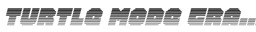 Preview Turtle Mode Gradient Italic