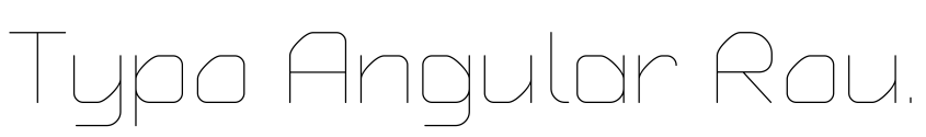 Preview Typo Angular Rounded Thin Demo