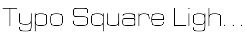 Preview Typo Square Light Demo