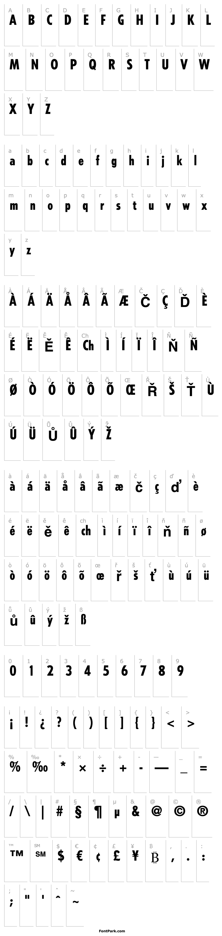 Overview TempoStd-HeavyCondensed