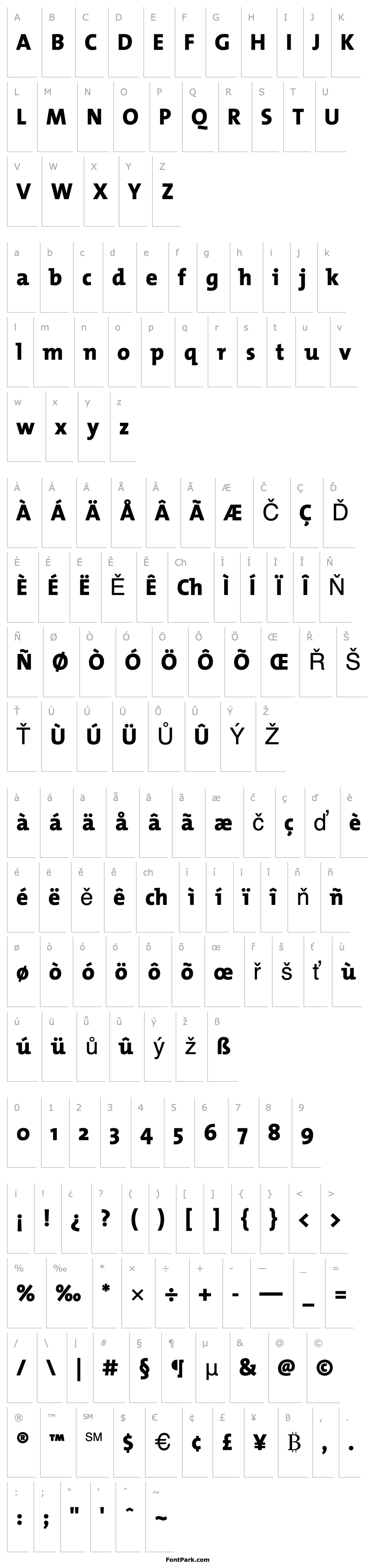 Overview TheMixExtraBold-Plain