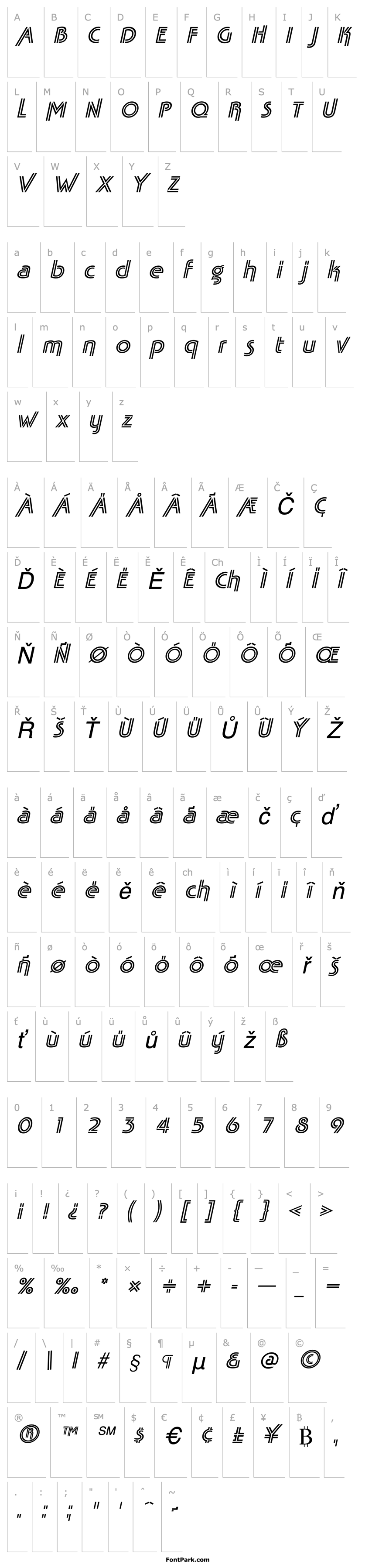 Overview TabathaFresco Italic