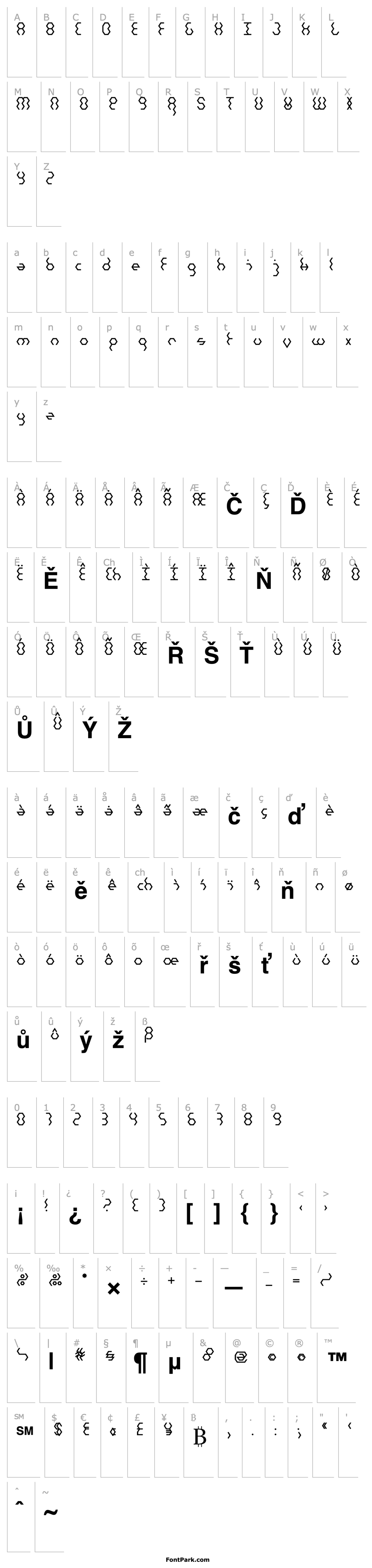 Overview Hexatype LT Std Bold