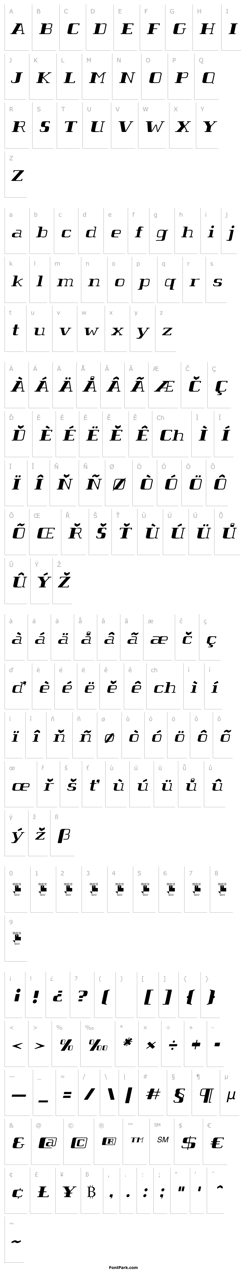 Přehled Tabaibawildffp-Italic