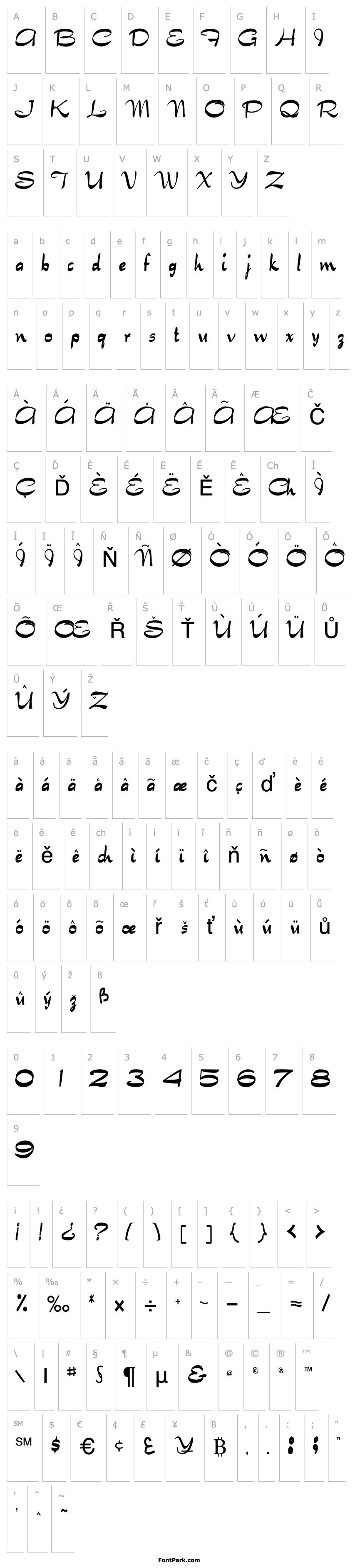 Overview TabithaType32 Regular