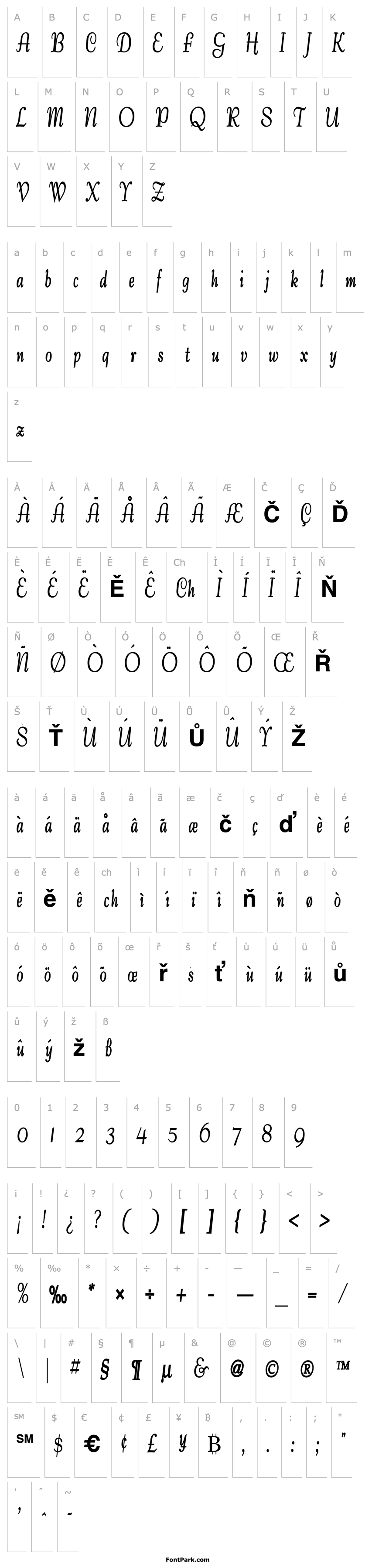 Overview Tango Condensed Bold