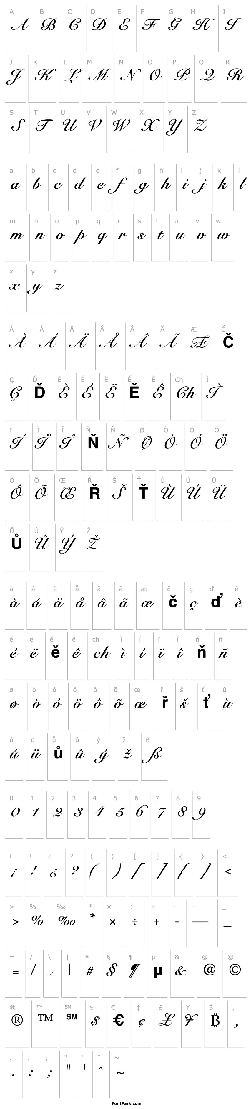 Overview TangoScriptSSK Bold