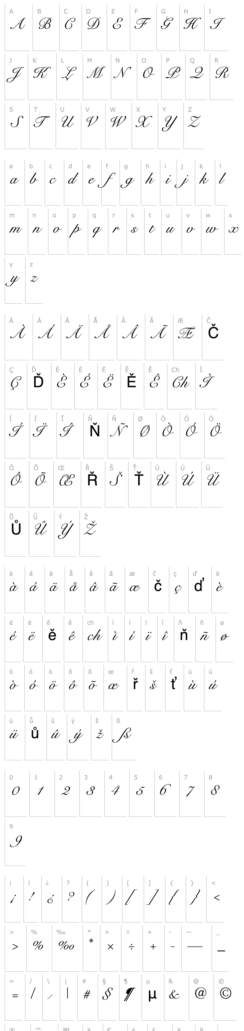 Overview TangoScriptSSK Regular