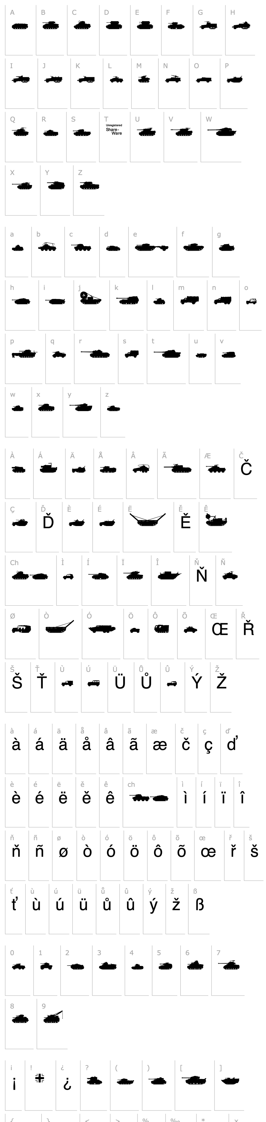 Overview Tanks-WW2