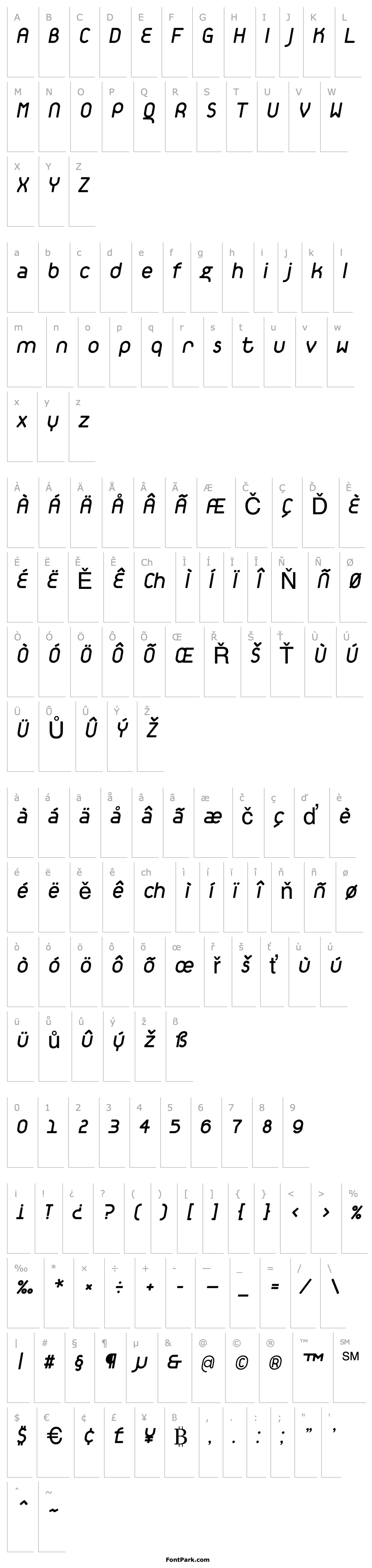 Overview TantalusAlternativeItalic