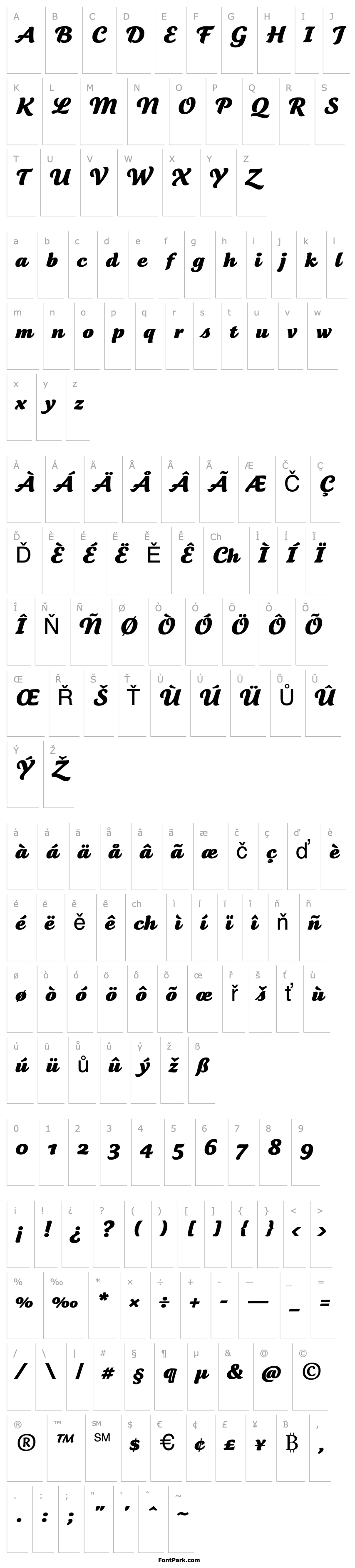 Přehled Tartine Script Black