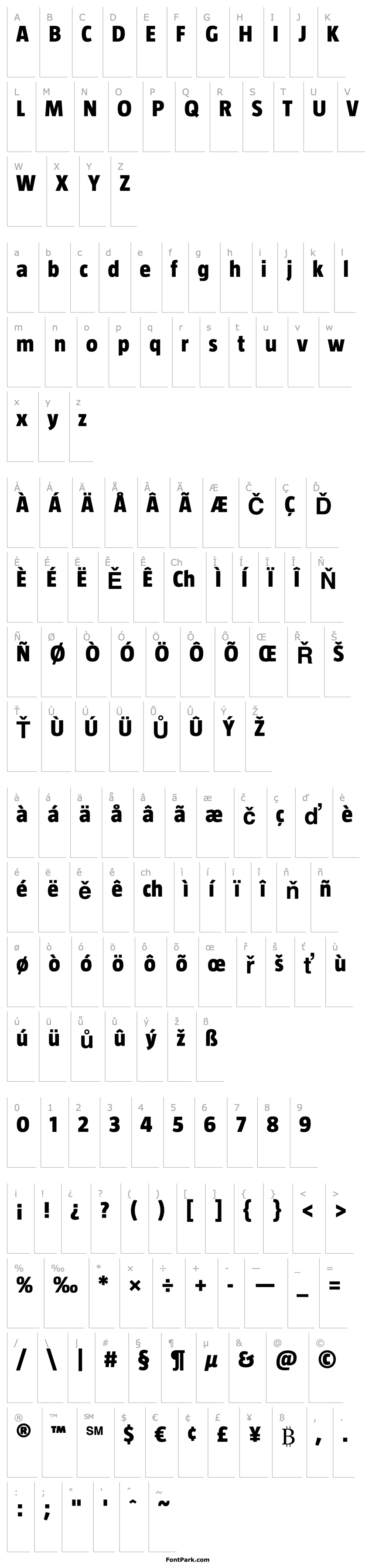 Overview Taz-ExtraBold