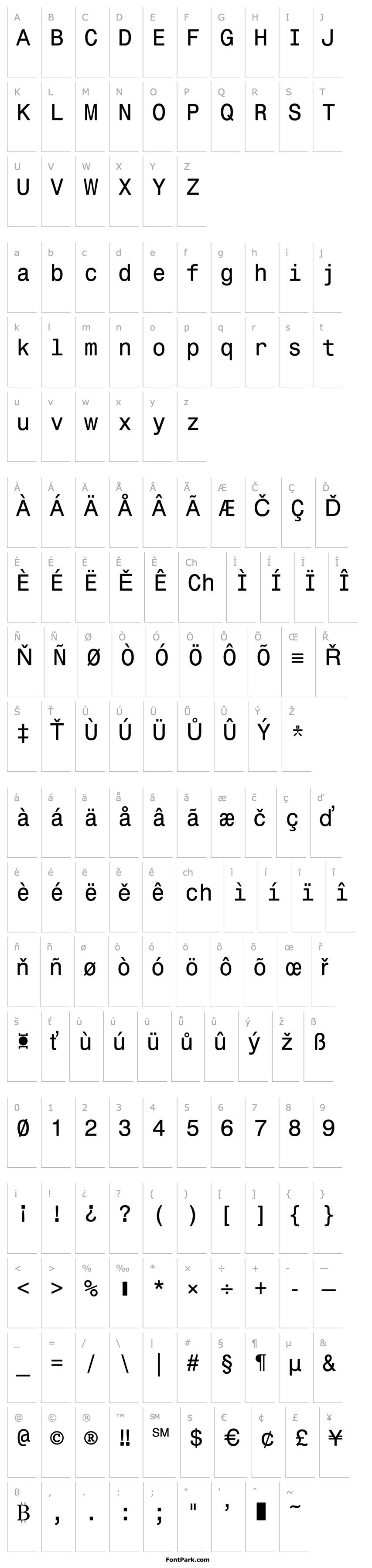 Overview Te Font New