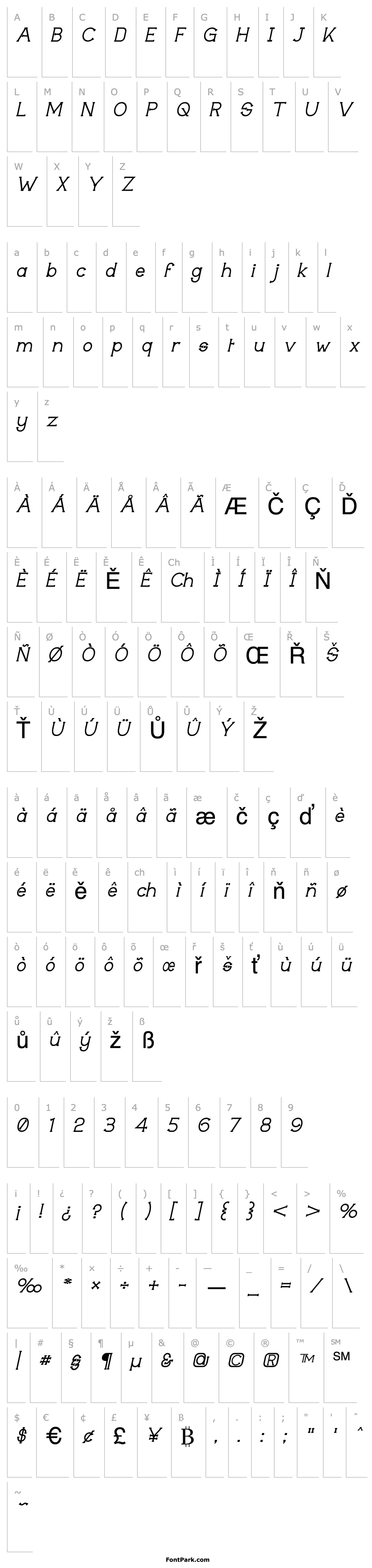 Přehled Technically Insane Italic