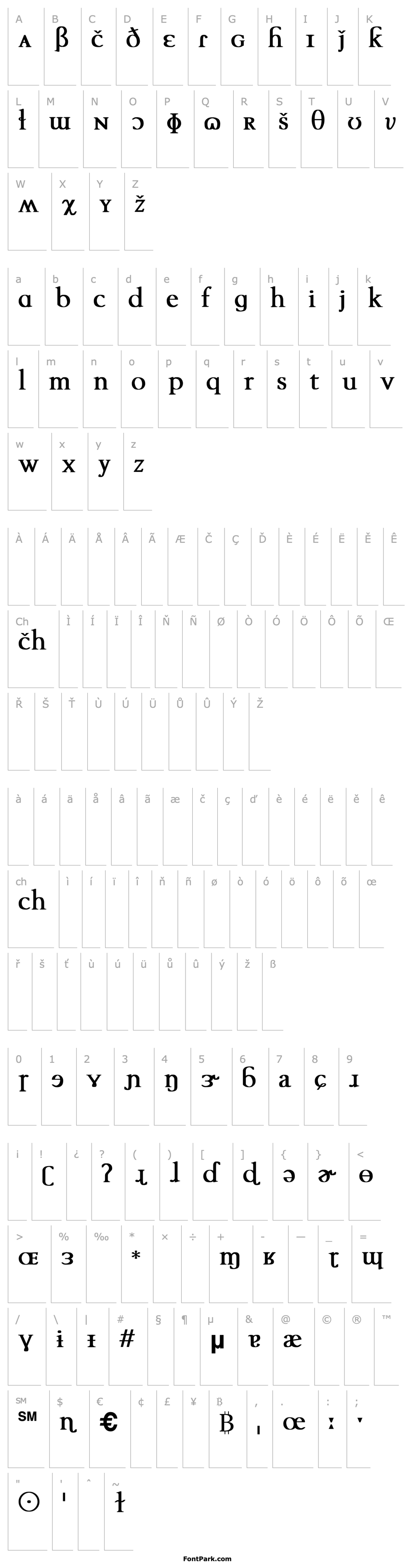 Overview TechPhonetic Bold