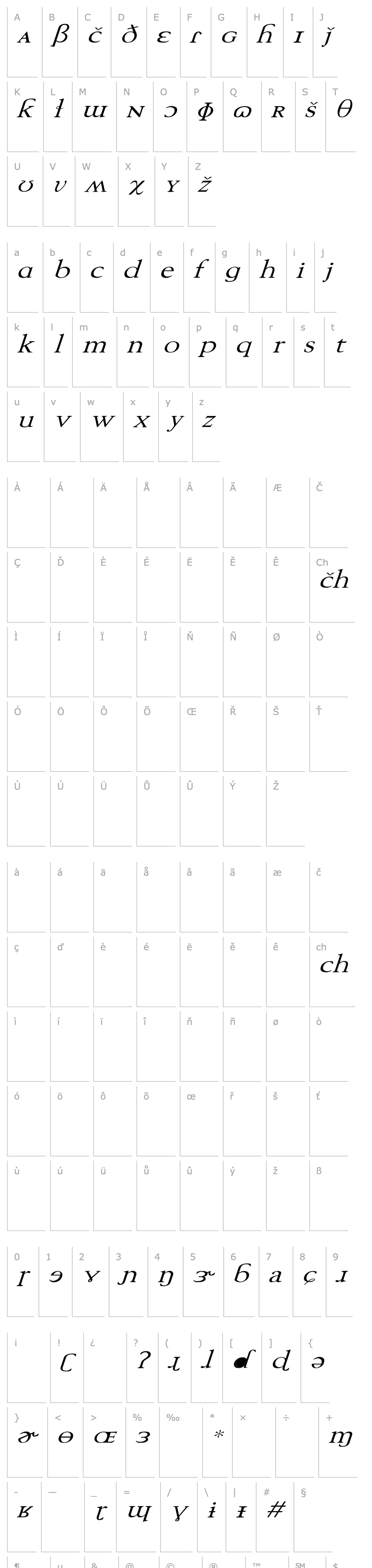 Overview TechPhonetic Wd Italic