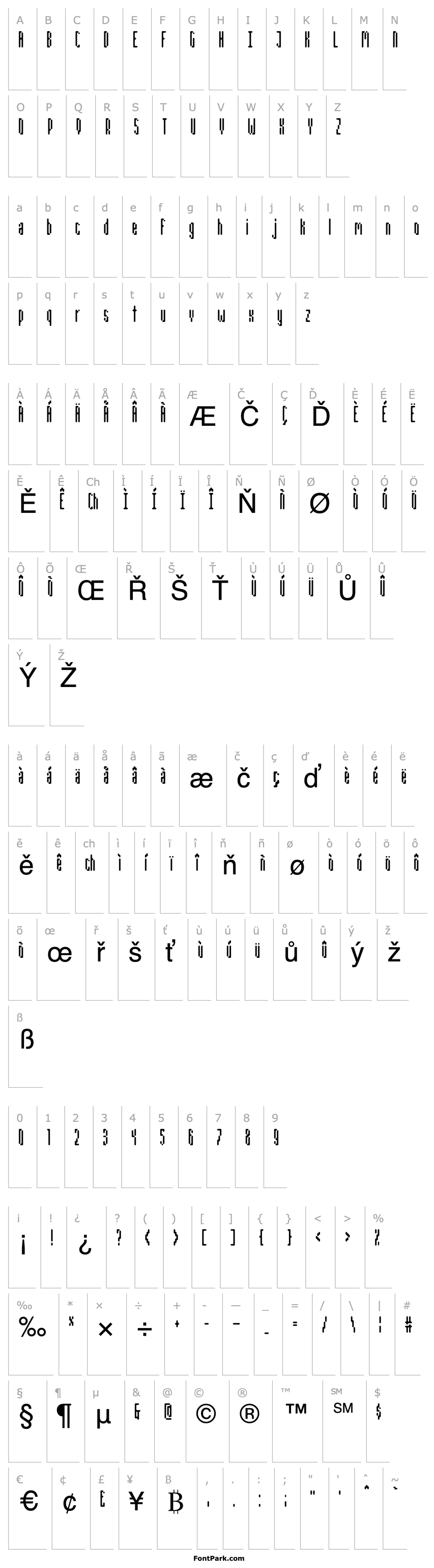 Přehled TekStencil