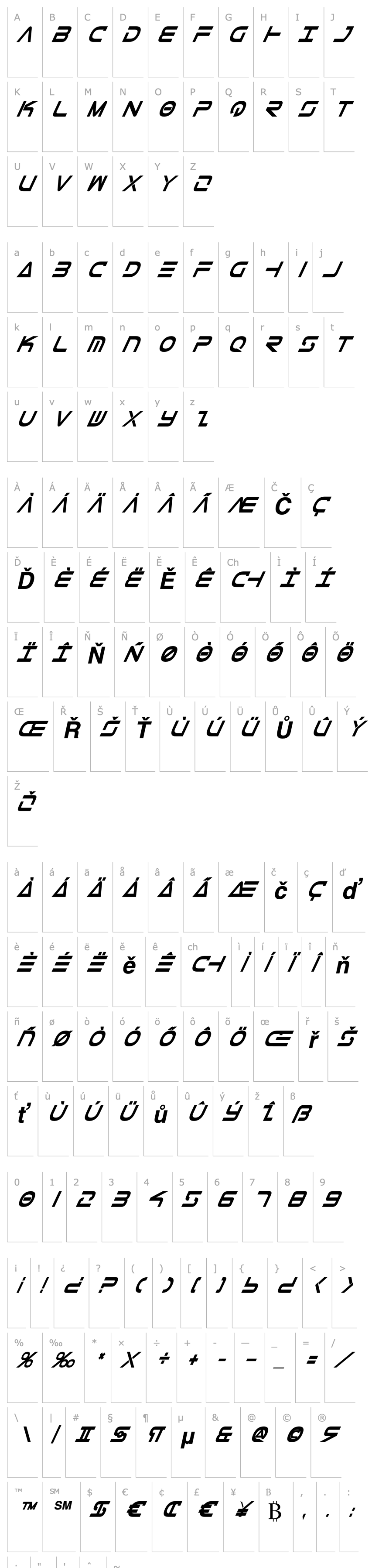 Overview Tele-Marines Cond Bold Italic