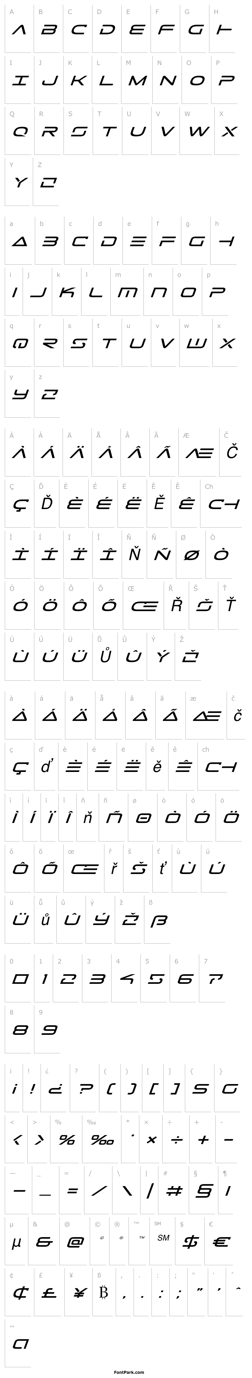 Přehled Tele-Marines Expanded Italic