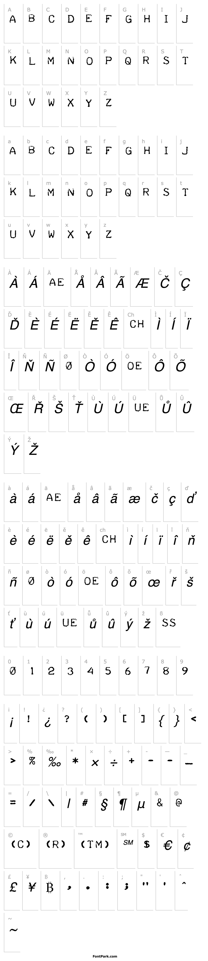 Overview Teleprinter Intalic