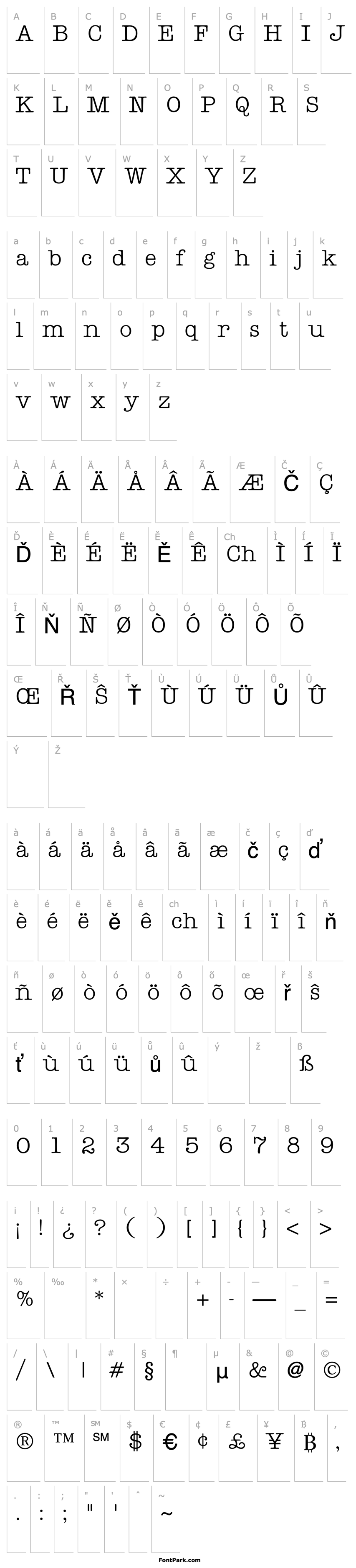 Overview Teletype Regular