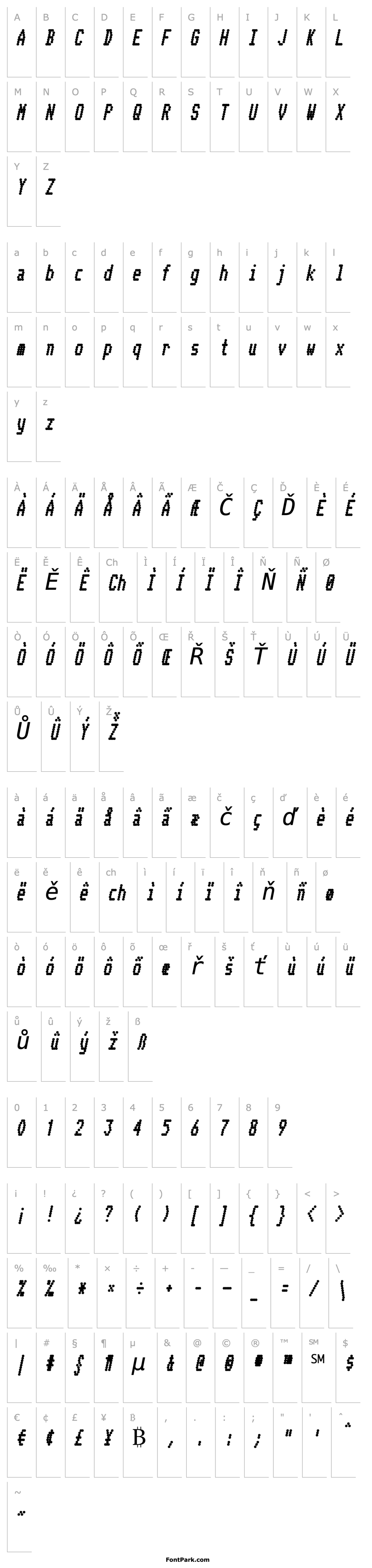 Overview Telidon CdHv Italic