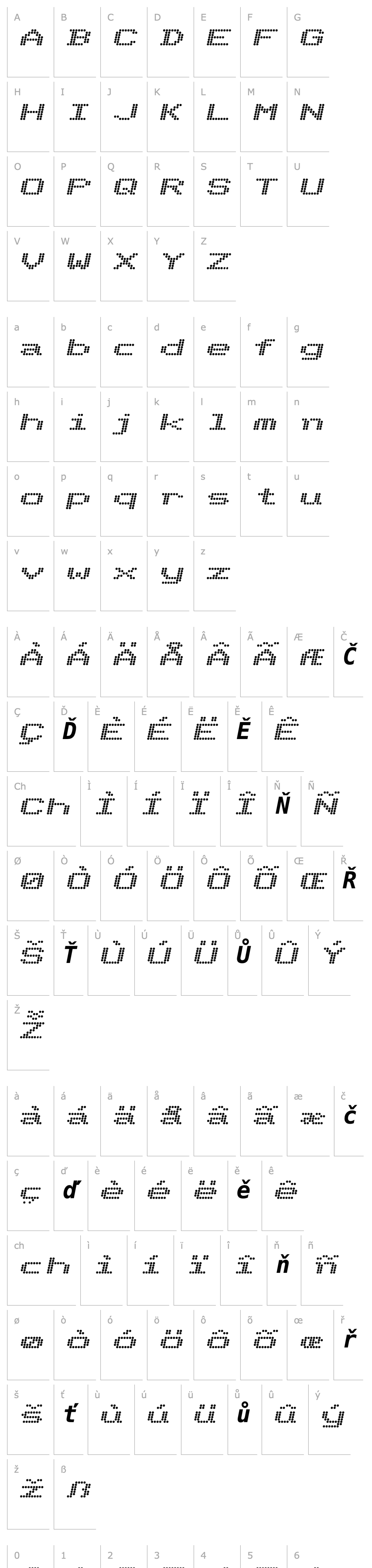 Overview Telidon Ex Bold Italic