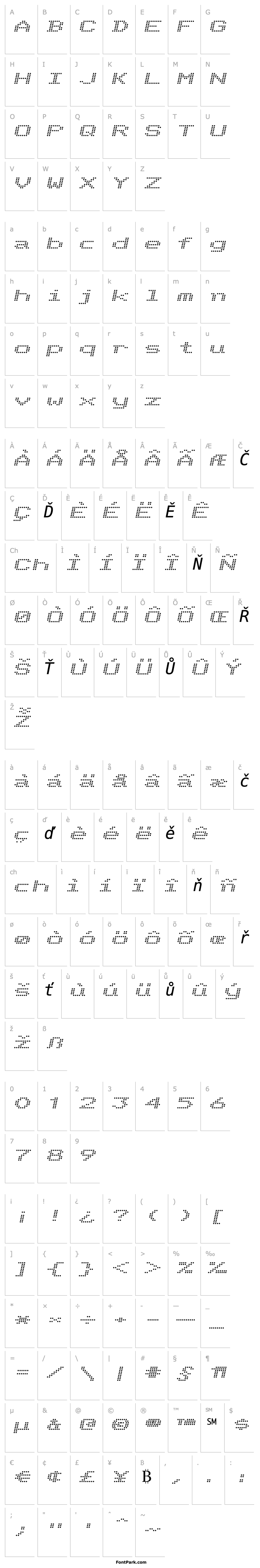 Přehled Telidon Ex Italic